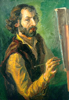 Portrait of painter Vladimir Zakhvatov