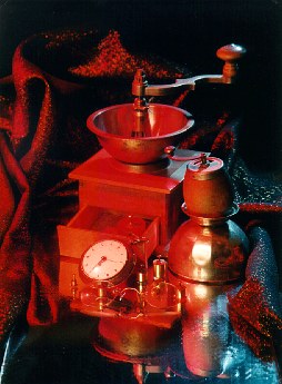 Natasha Rezenina: Still life with coffee-mill